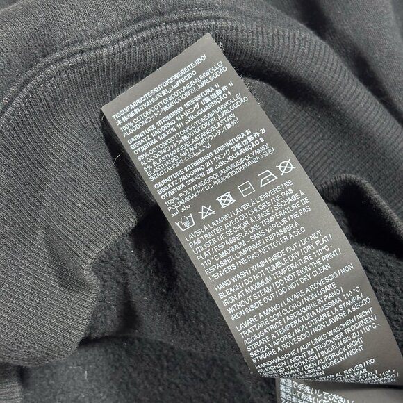 Saint Laurent 50s Signature Logo Hoodie Black Size M - Picture 7 of 7